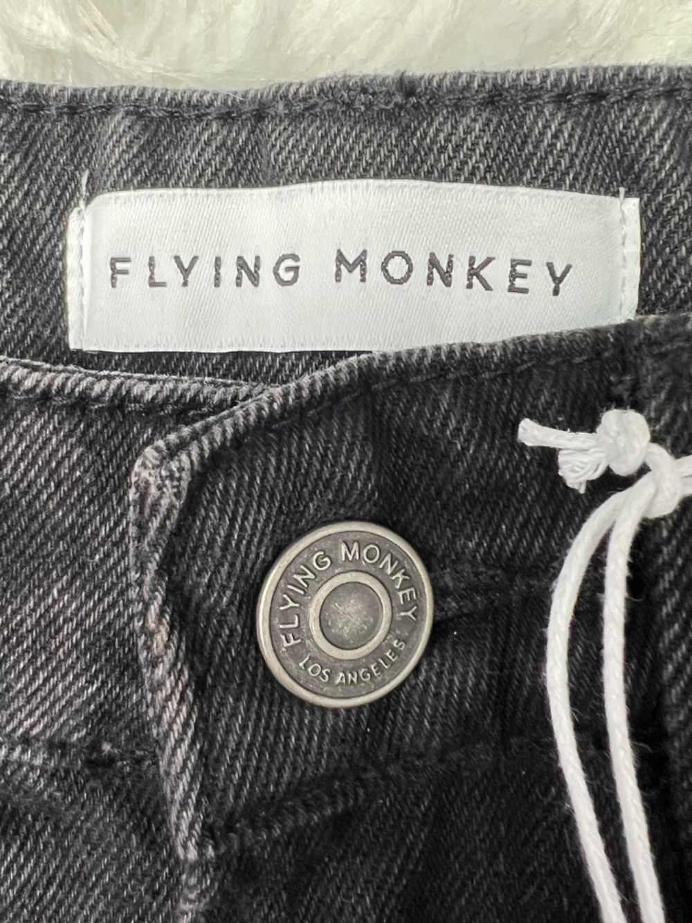 👖NWT🤩 |•FLYING MONEY•| Super High Rise Waist Straight Leg Jeans Size 25👖 - Picture 5 of 8
